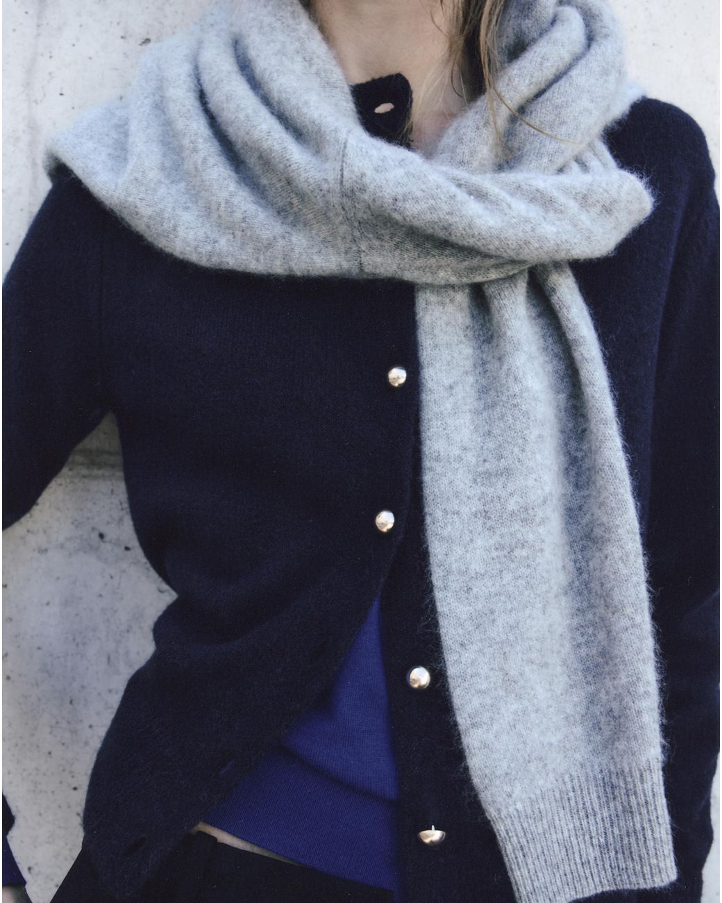 Mango Blue Cardigan Eliote