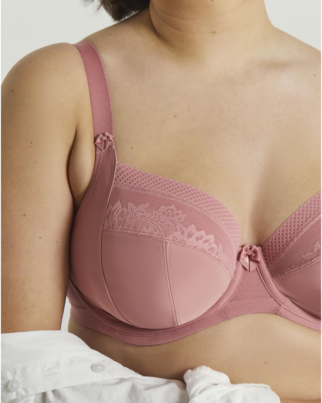 Elomi Multicolor Nerina Plunge Wired Bra Rose