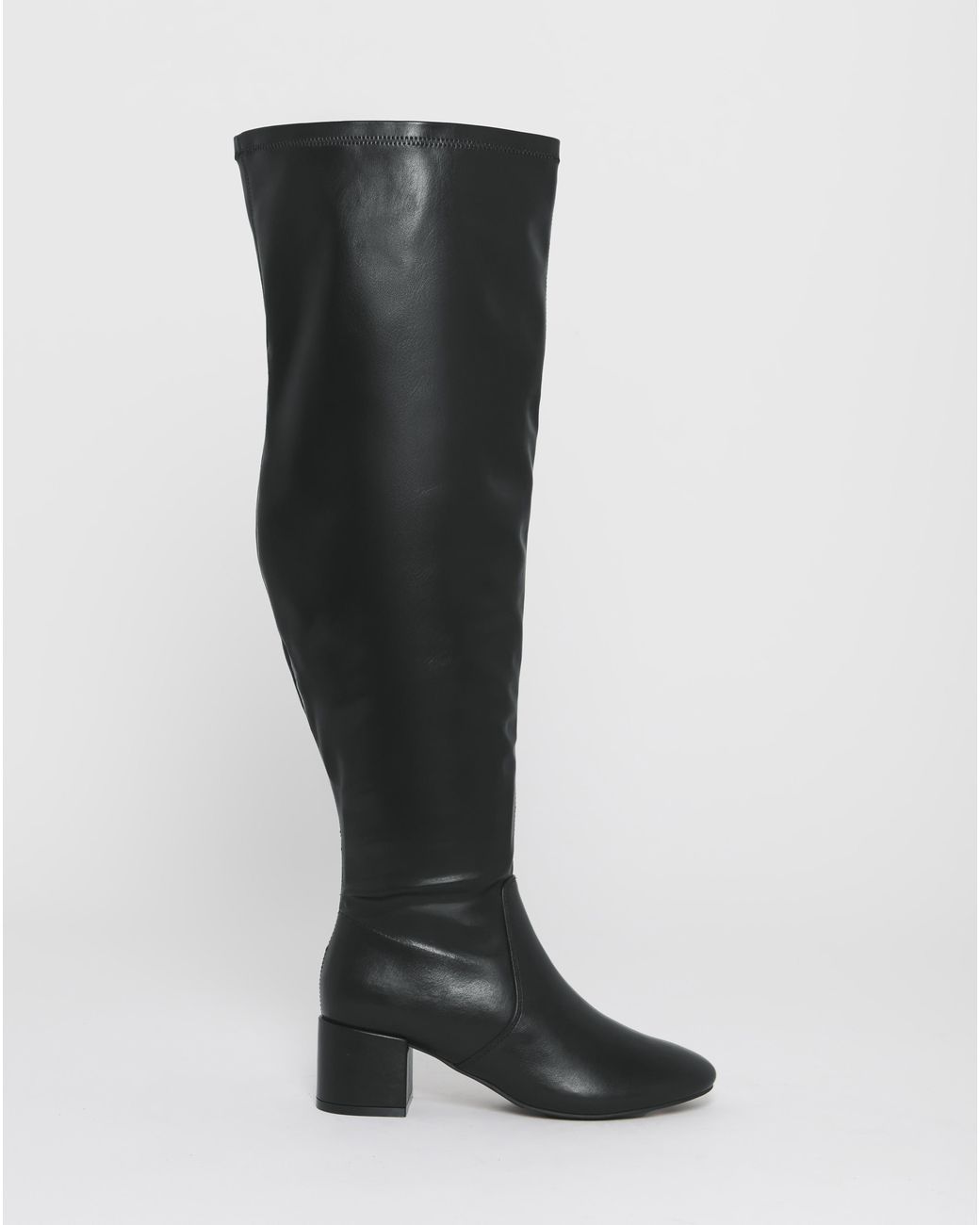 Simply Be Black Otk Stretch Toggle Boot Wide C/Sc