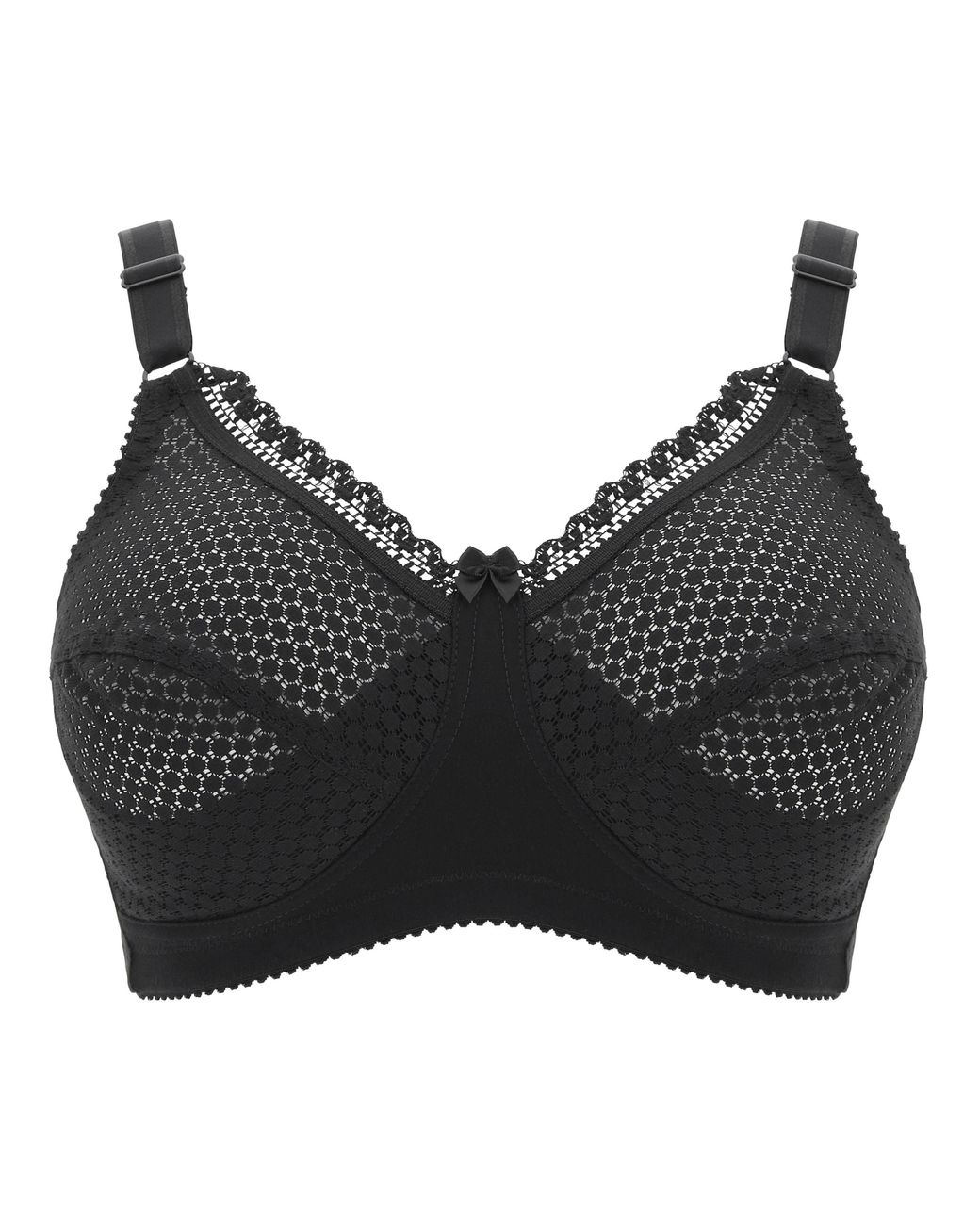 Miss Mary Of Sweden Black Miss Mary Cotton Dots Bra