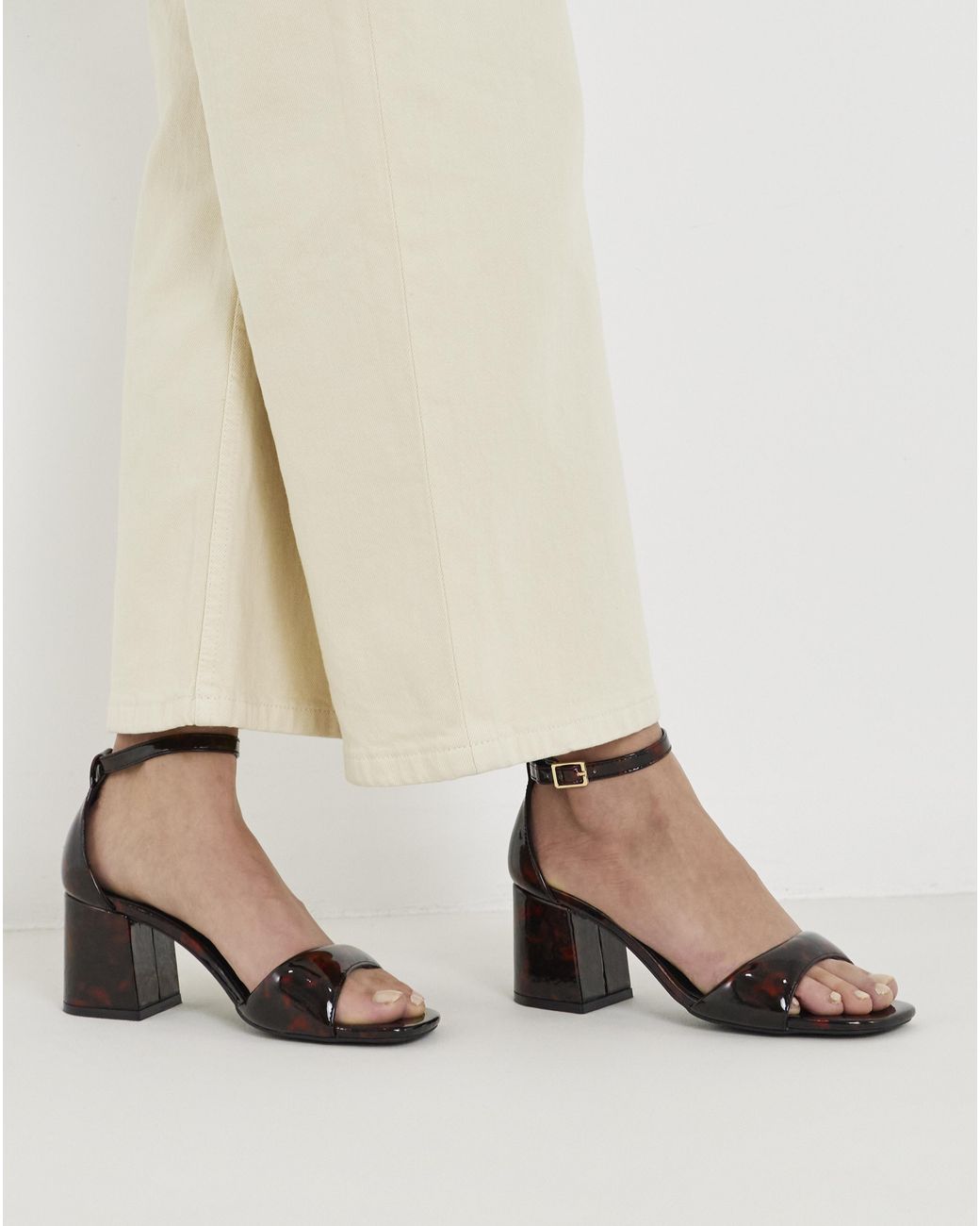 Simply Be Natural Barely There Sandals Wide Fit