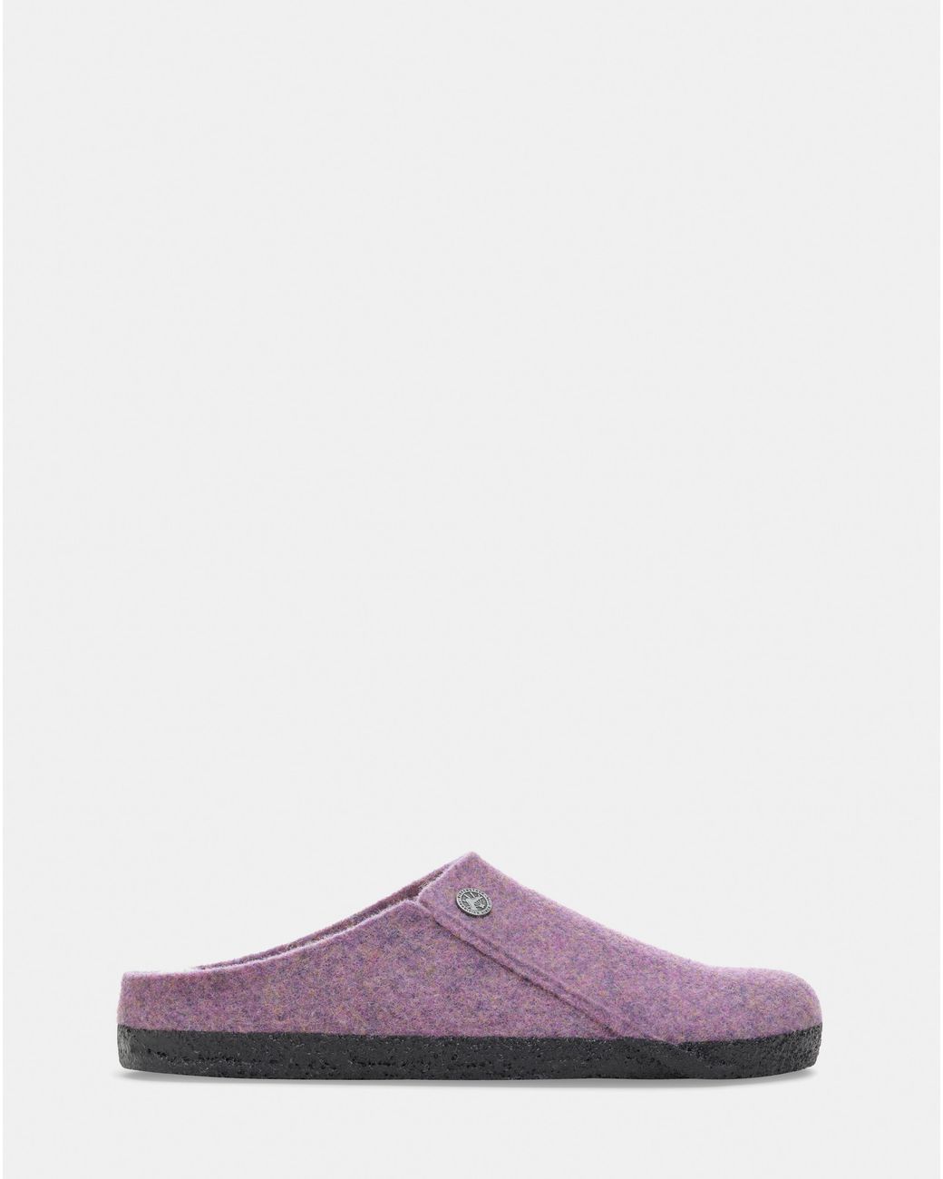 Birkenstock Purple Zermatt Shearling Wool Felt Mule
