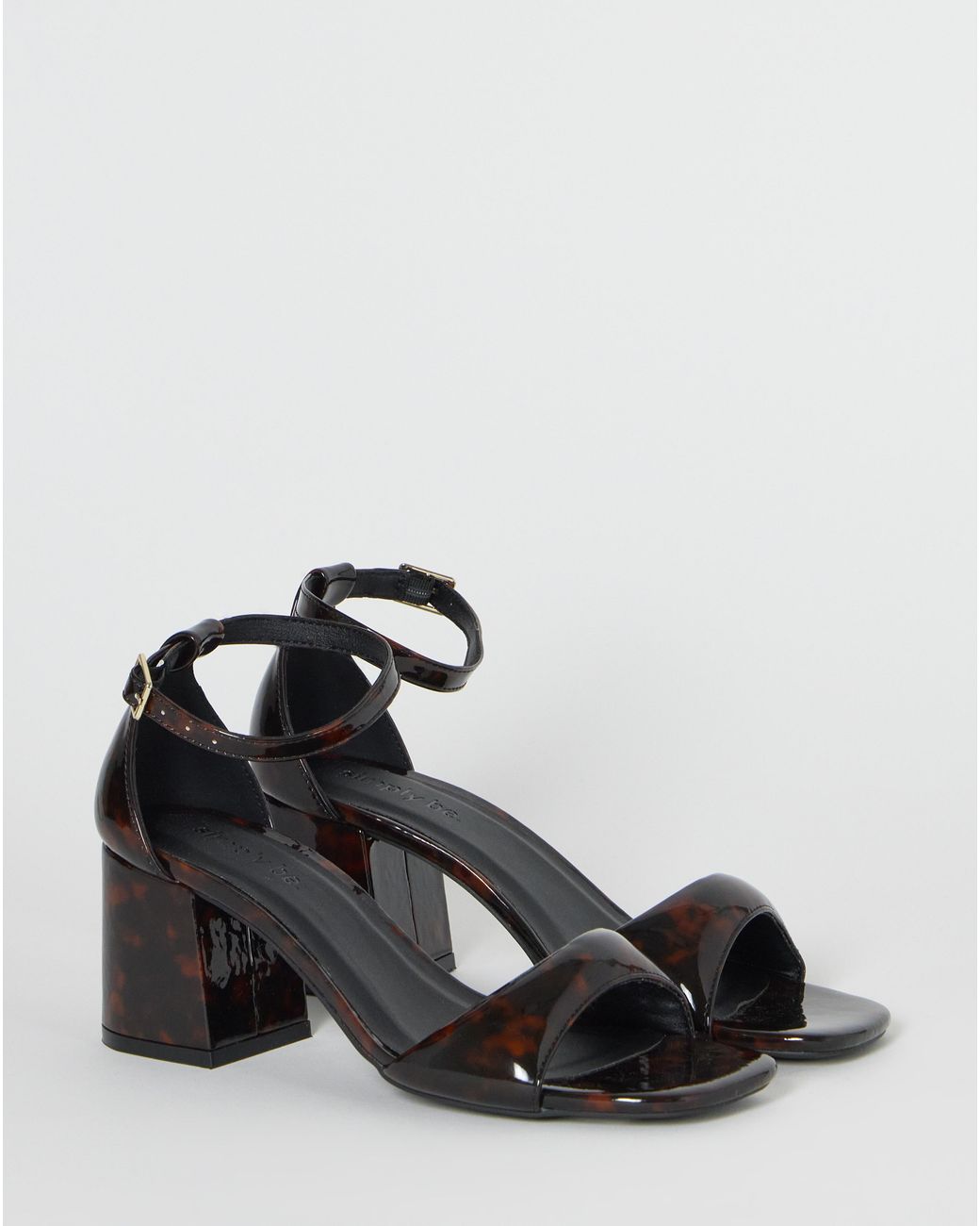 Simply Be Natural Barely There Sandals Wide Fit