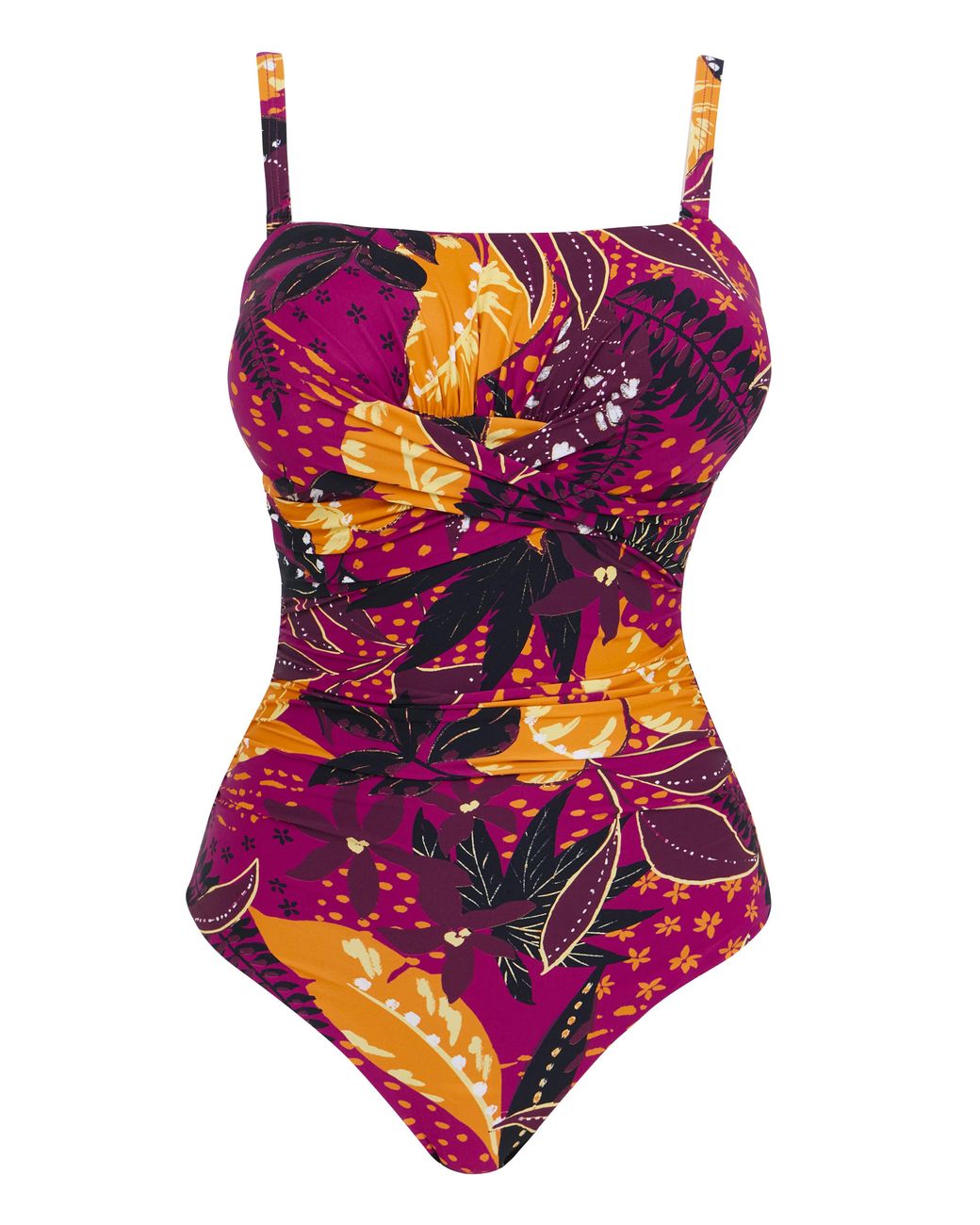 MAGISCULPT Red Bandeau Swimsuit