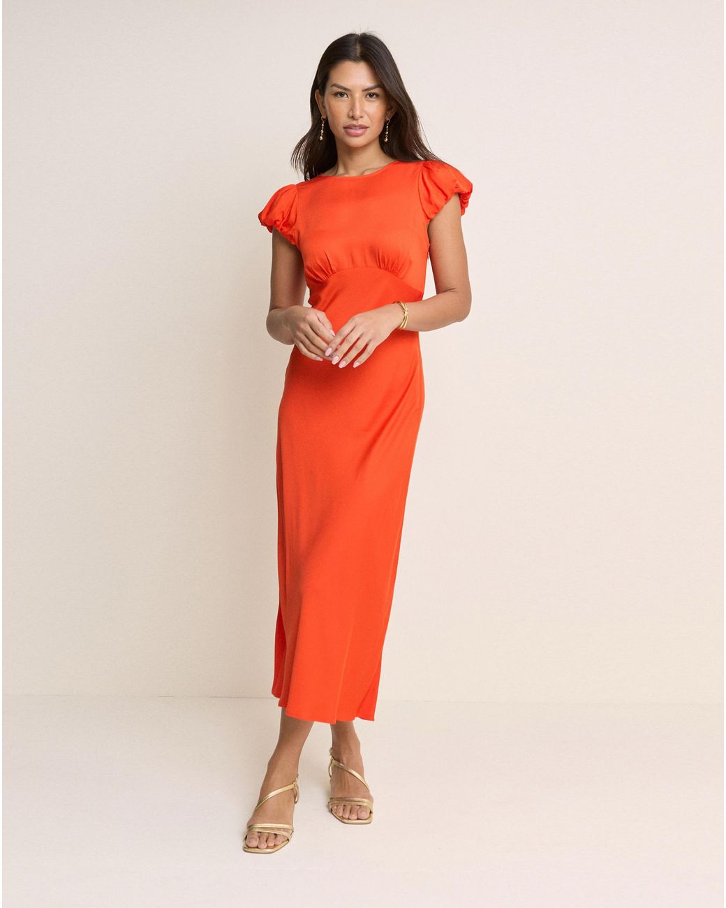 Nobody's Child Red Willow Midi Dress