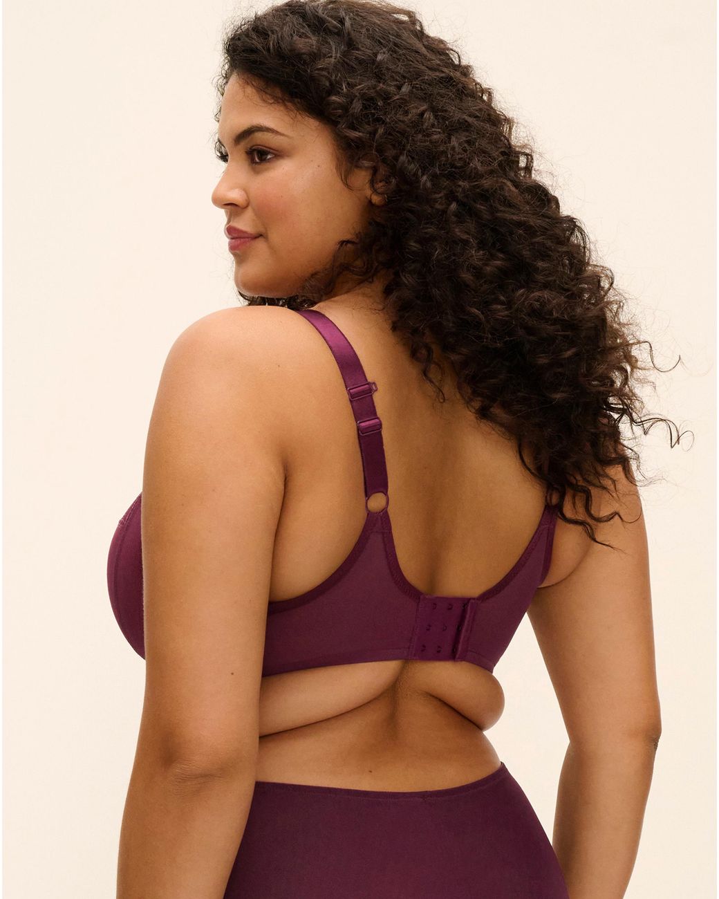 Elomi Purple Reja Wired Plunge Bra