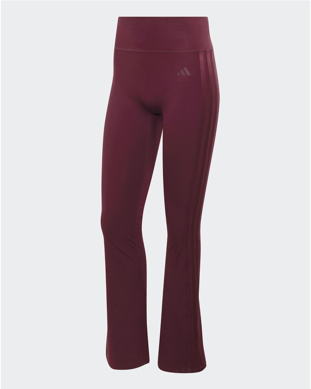 Adidas Power 3 Stripe Flared Legging