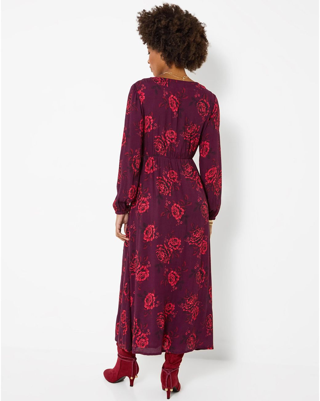 Joe Browns Red Petite Button Maxi Dress
