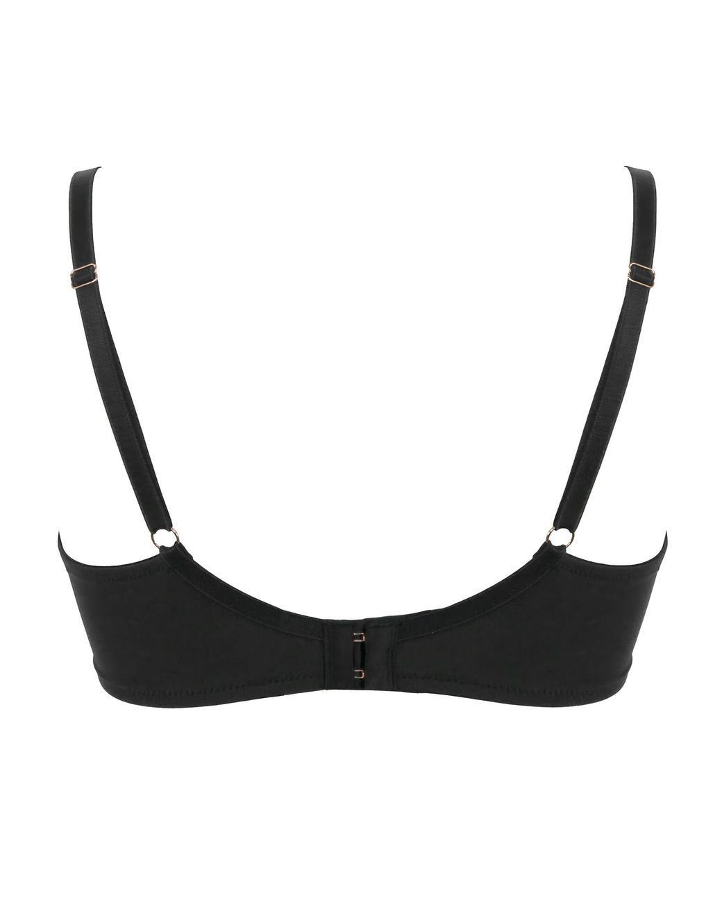 Pour Moi Black Atelier Lace Balcony Bra