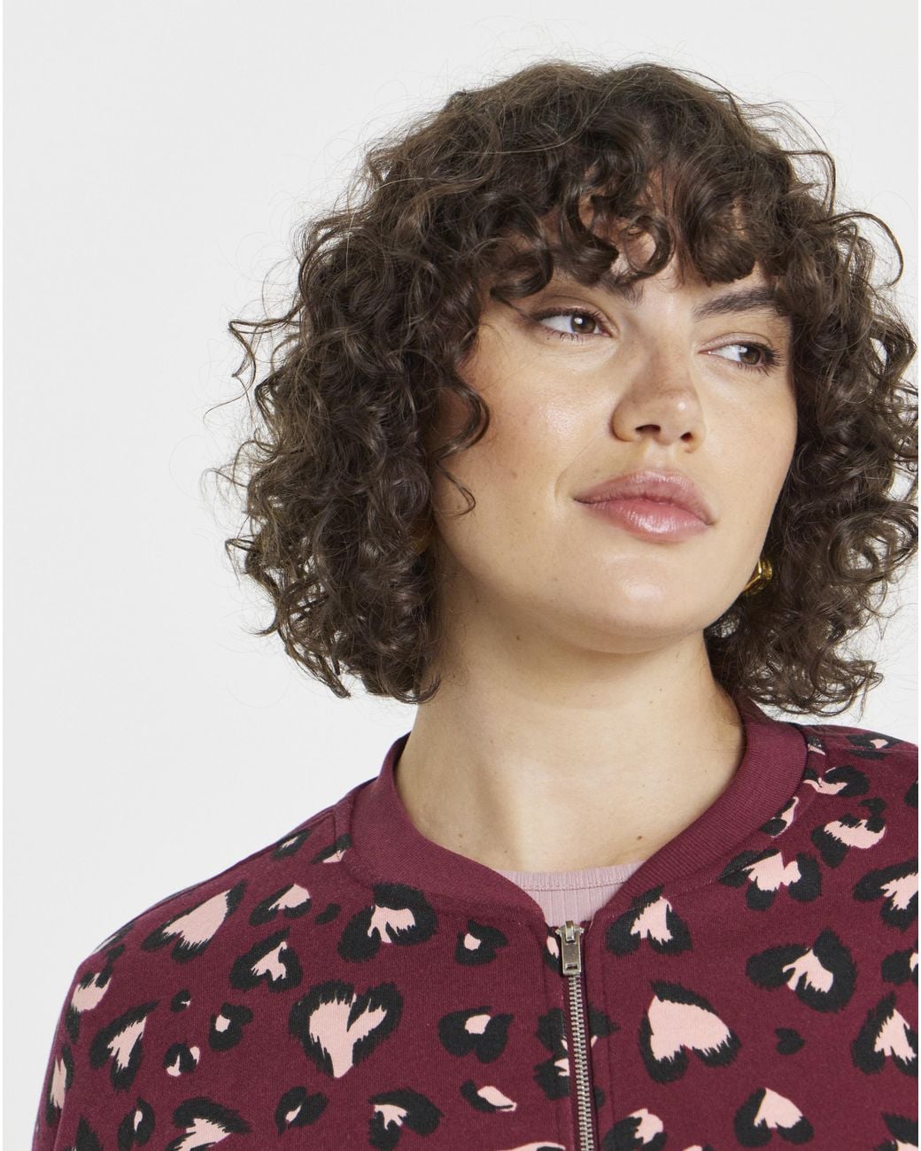 Simply Be Purple Bomber Jacket