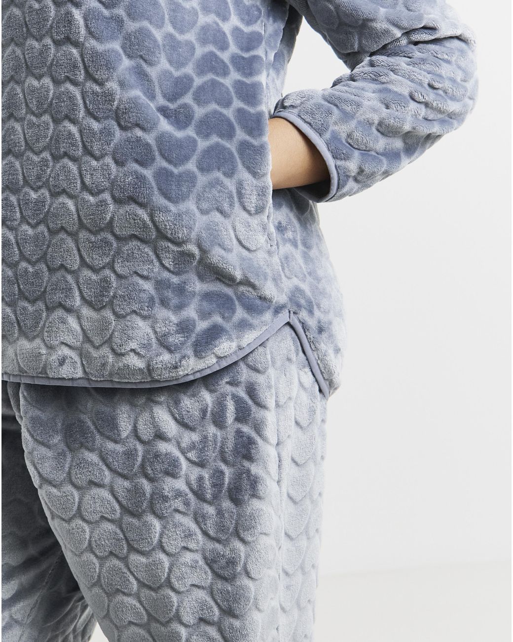 Pretty Secrets Blue 1/4 Zip Fleece Twosie