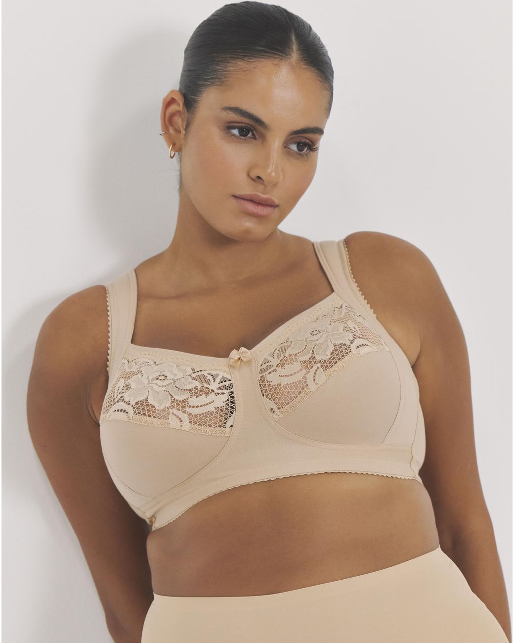 Miss Mary Of Sweden Natural Miss Mary Lovely Lace Support Bra Skin