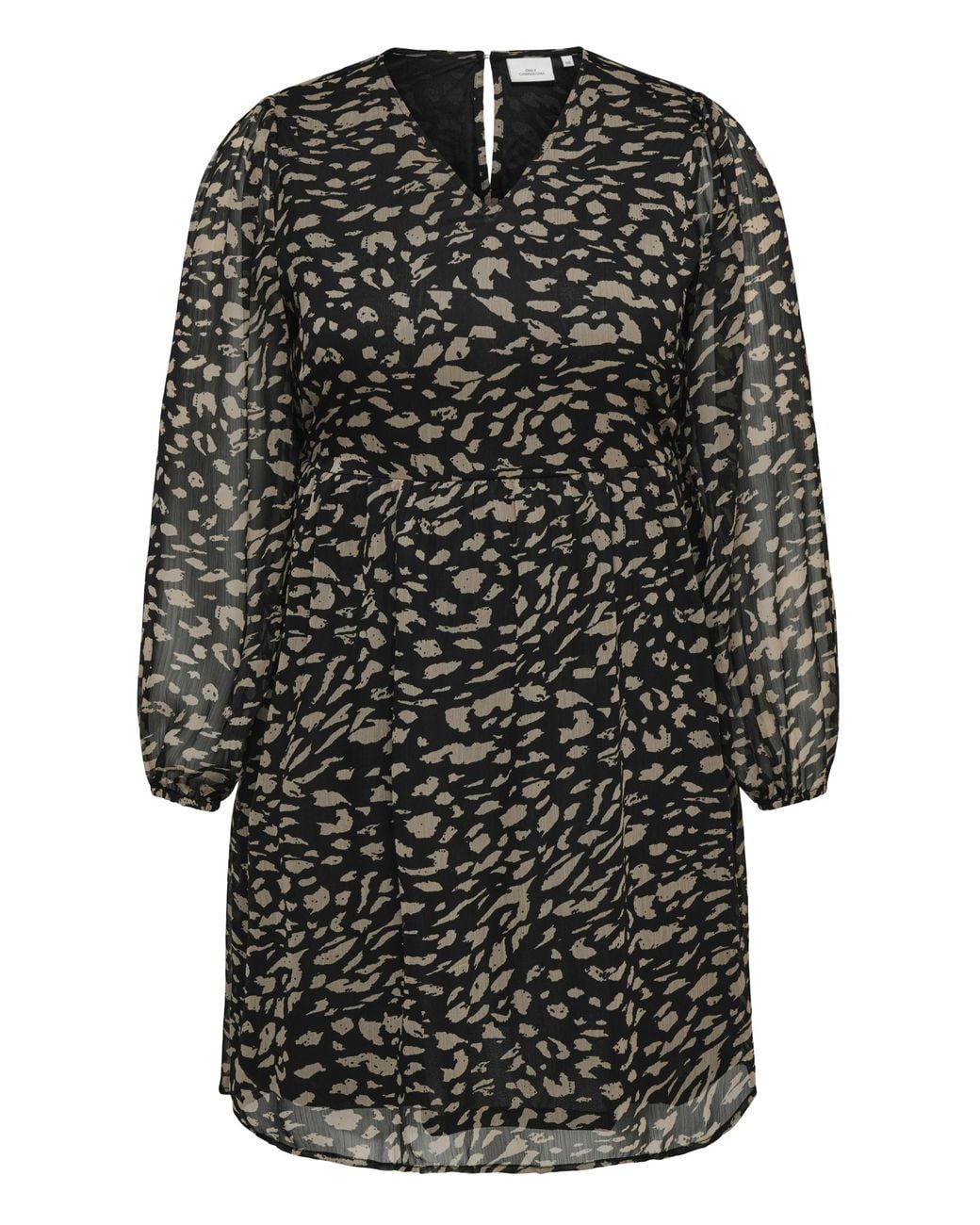 ONLY Black Leopard Spot Mini Dress