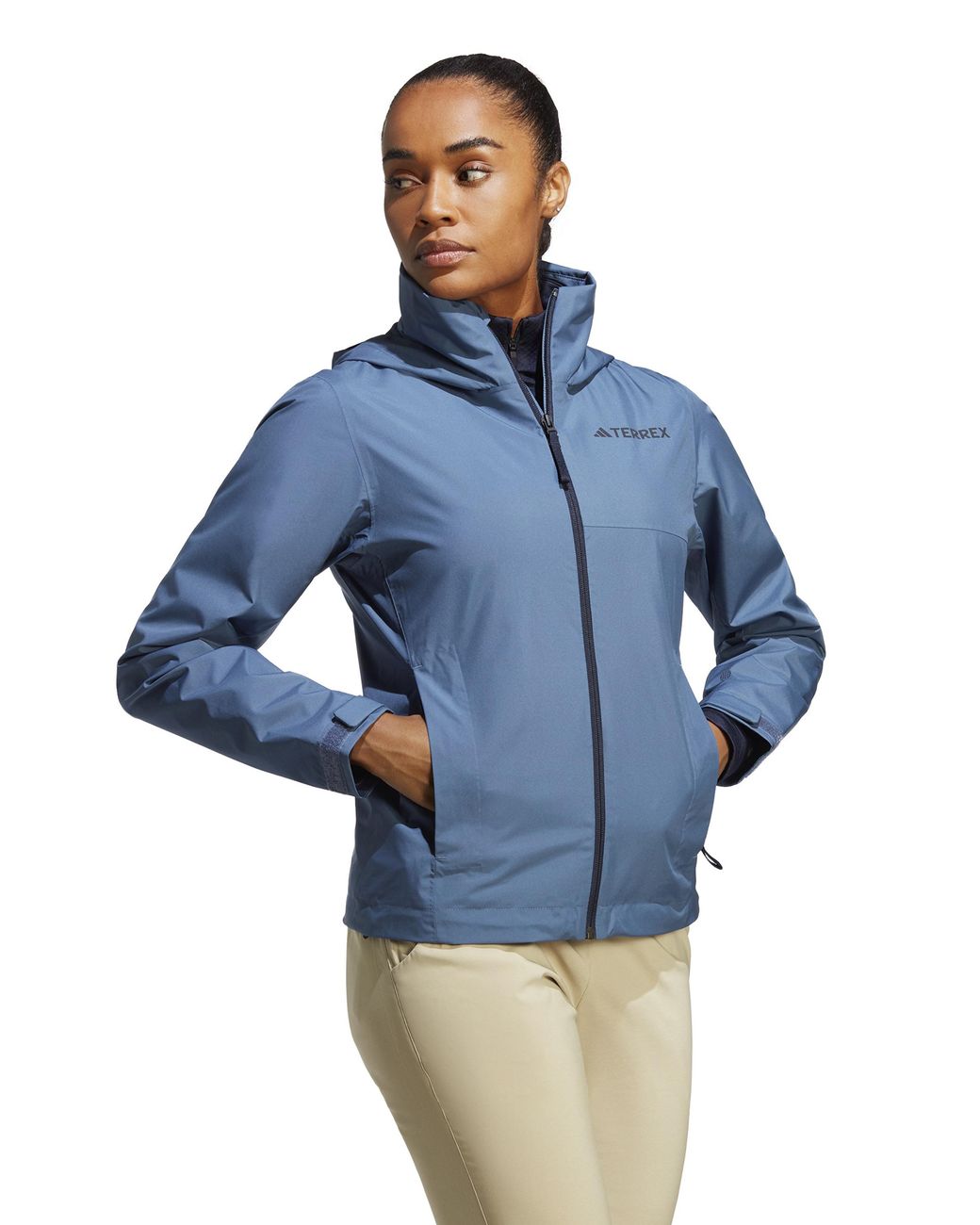 Adidas Blue Terrex Rain Ready Jacket