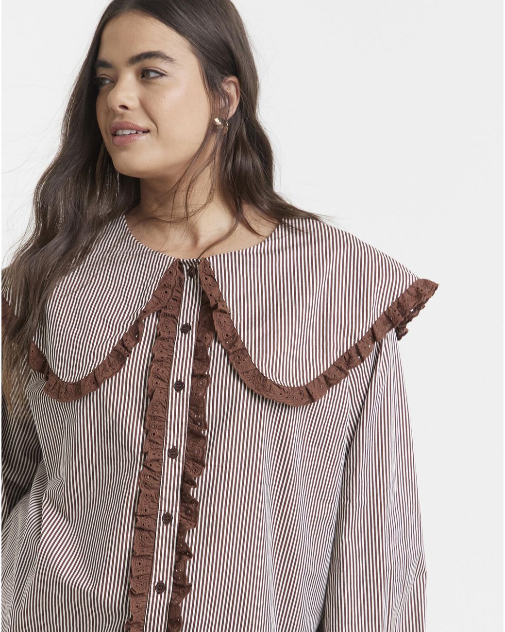Neon Rose Blue Stripe Smock Dress