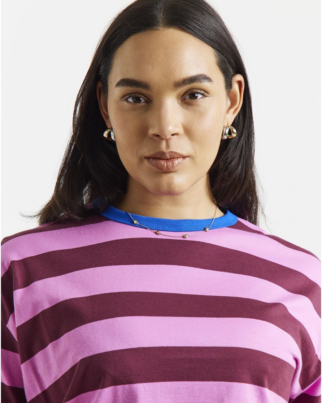 Simply Be Red Whipstitch Ls T-Shirt