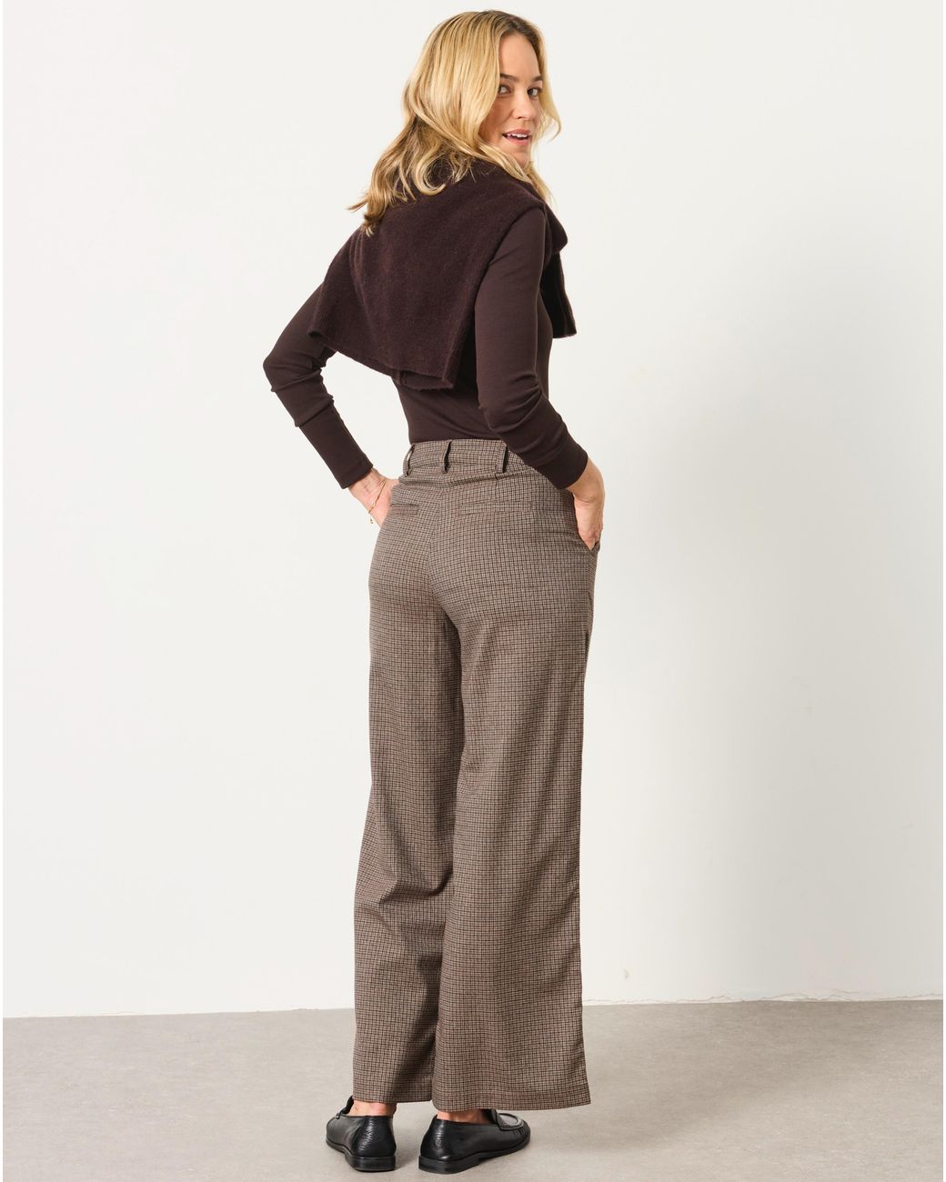 FatFace Brown Fat Face Presley Wide Leg