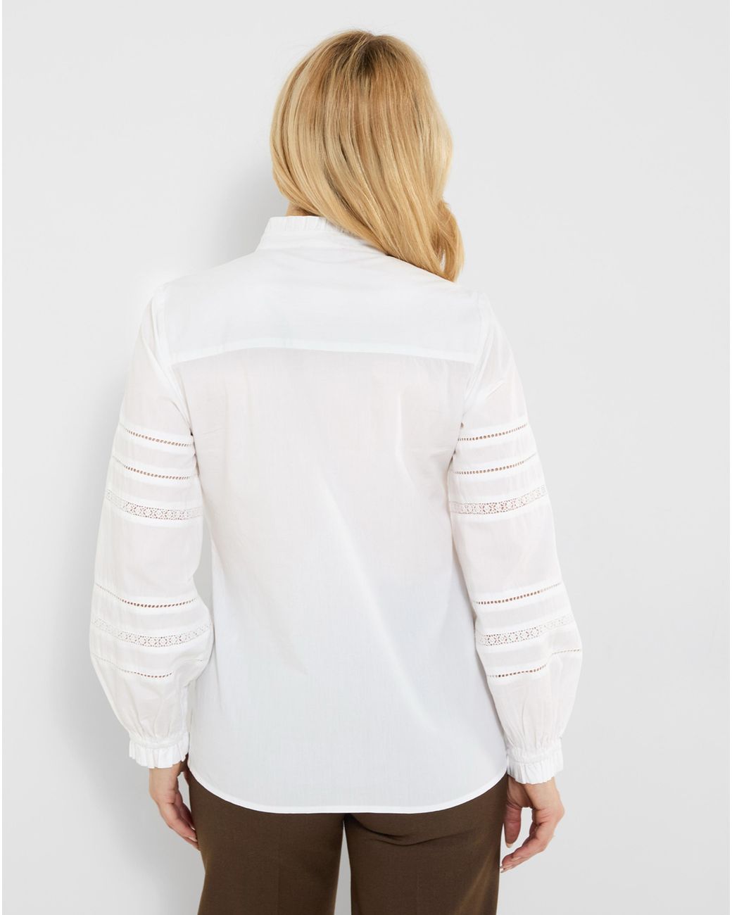 Joe Browns White Collared Blouse