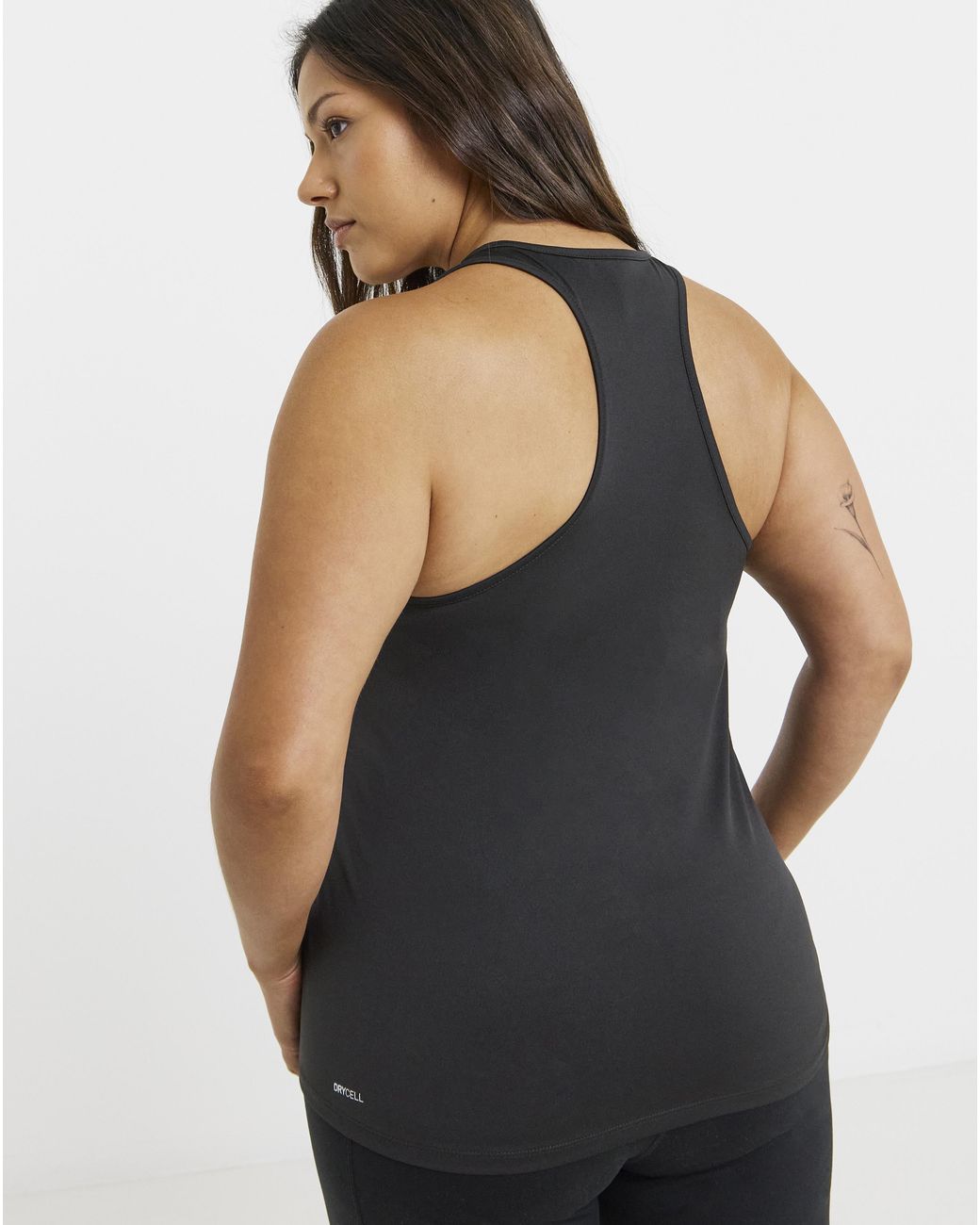 PUMA Black Essential Racerback Tank