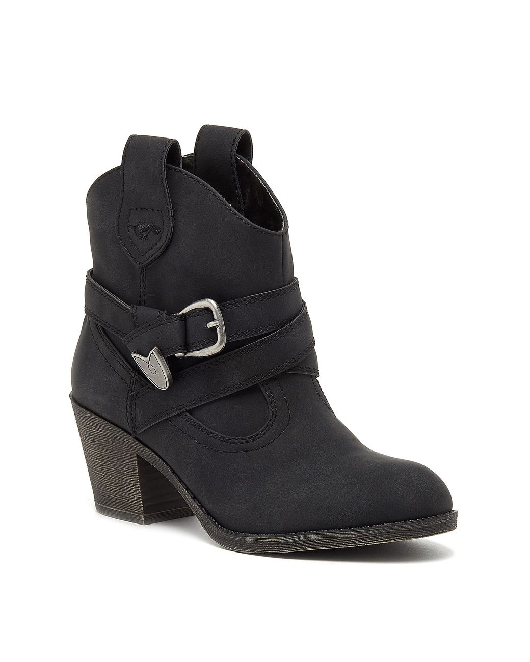 Rocket Dog Black Satire Western Boots D Fit