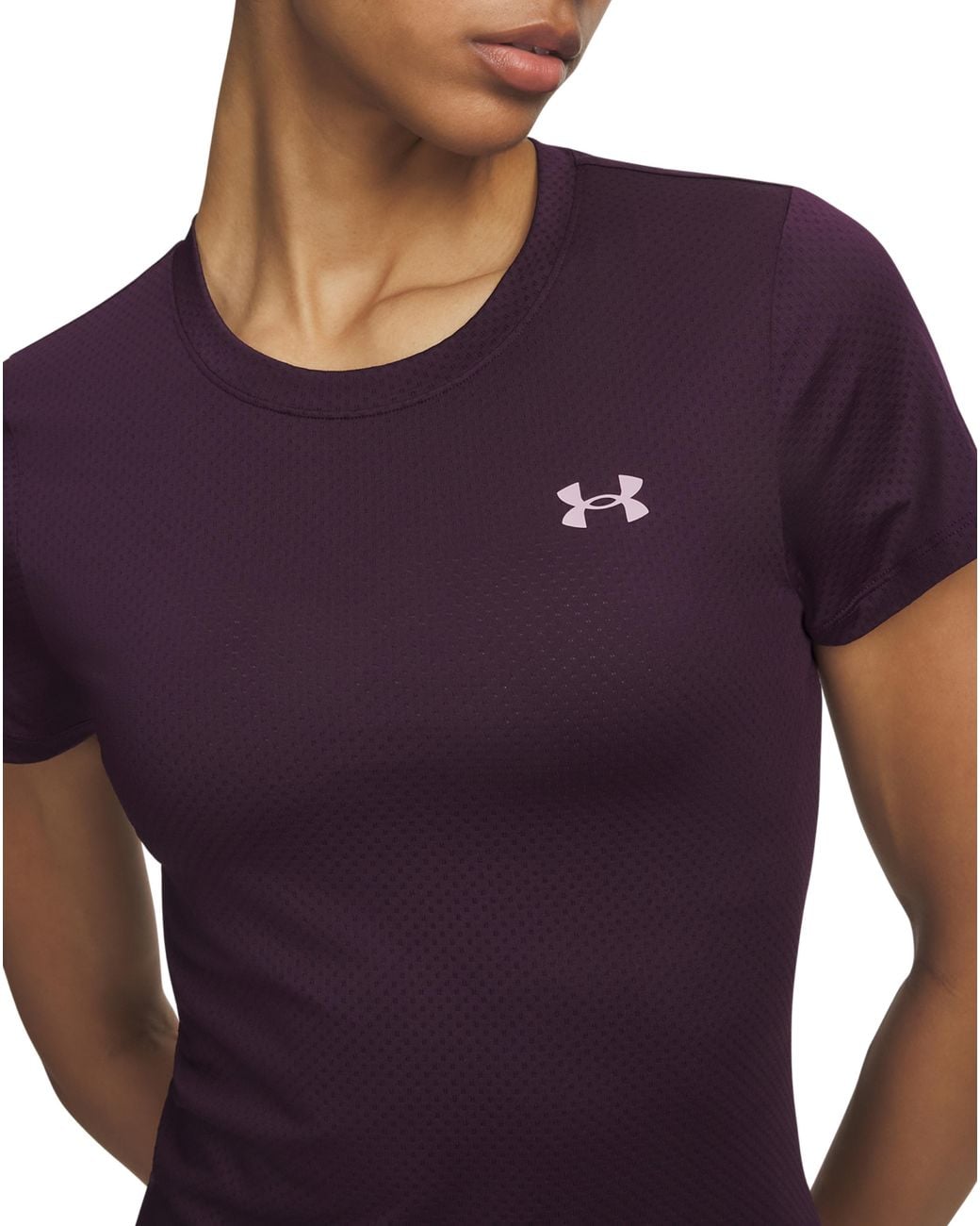 Under Armour Purple Tech Mesh Short Sleeve