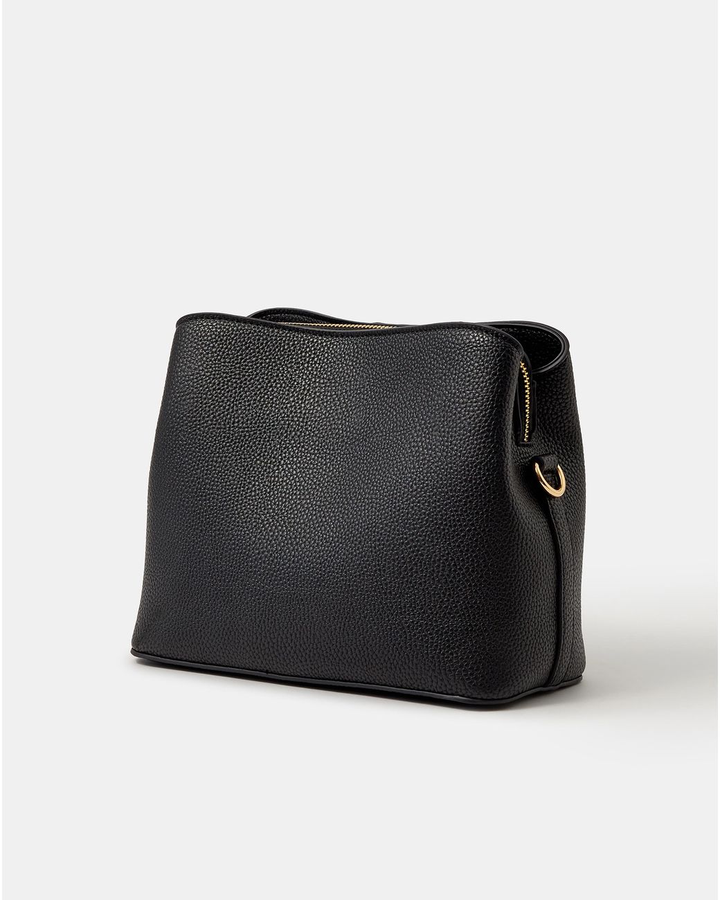 Accessorize Black Webbing Strap Crossbody Bag
