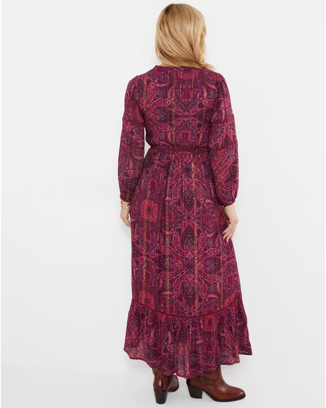 Joe Browns Green Long Sleeve Maxi Dress
