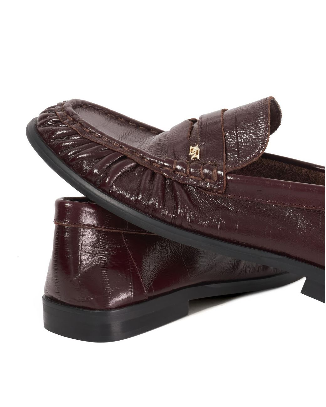 Dune Brown Grisella Leather Loafer