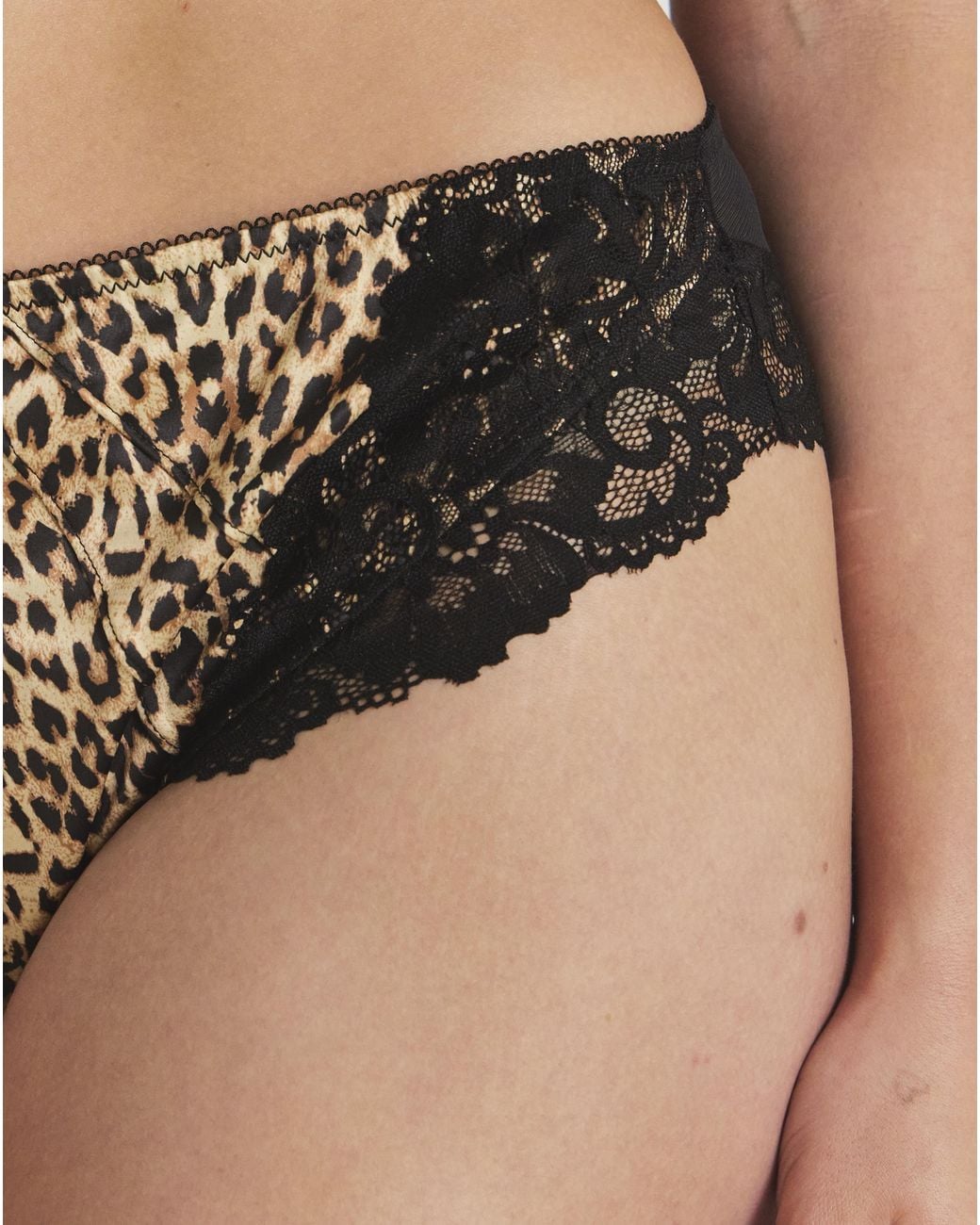 Pretty Secrets Black Full Brief Knickers
