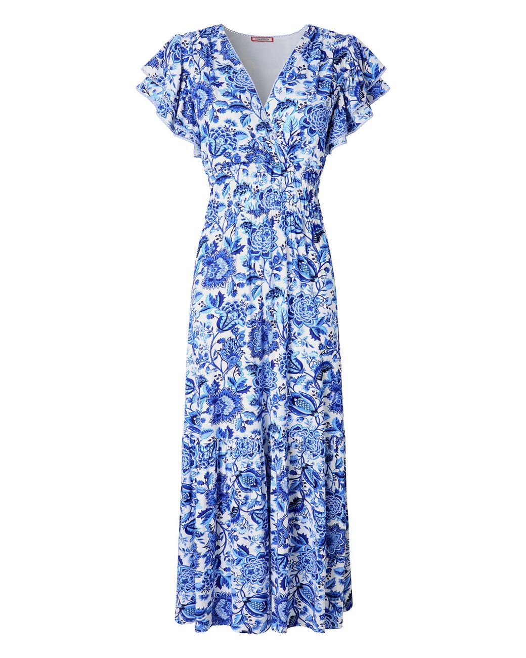 Joe Browns Blue Santorini Floral Jersey Dress