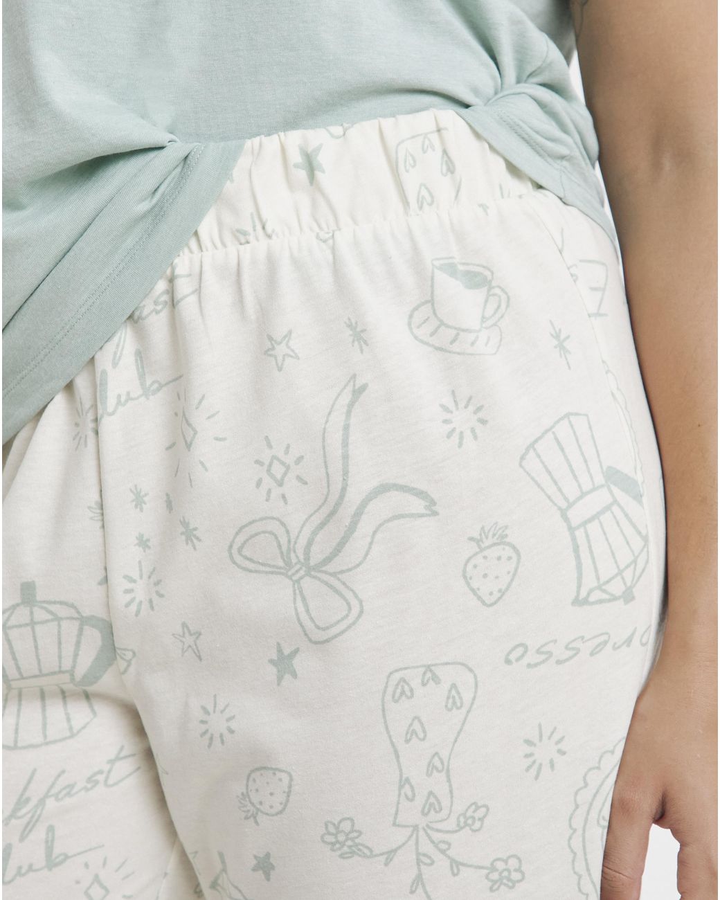 Simply Be White Value 2 Pack Pyjama Sets
