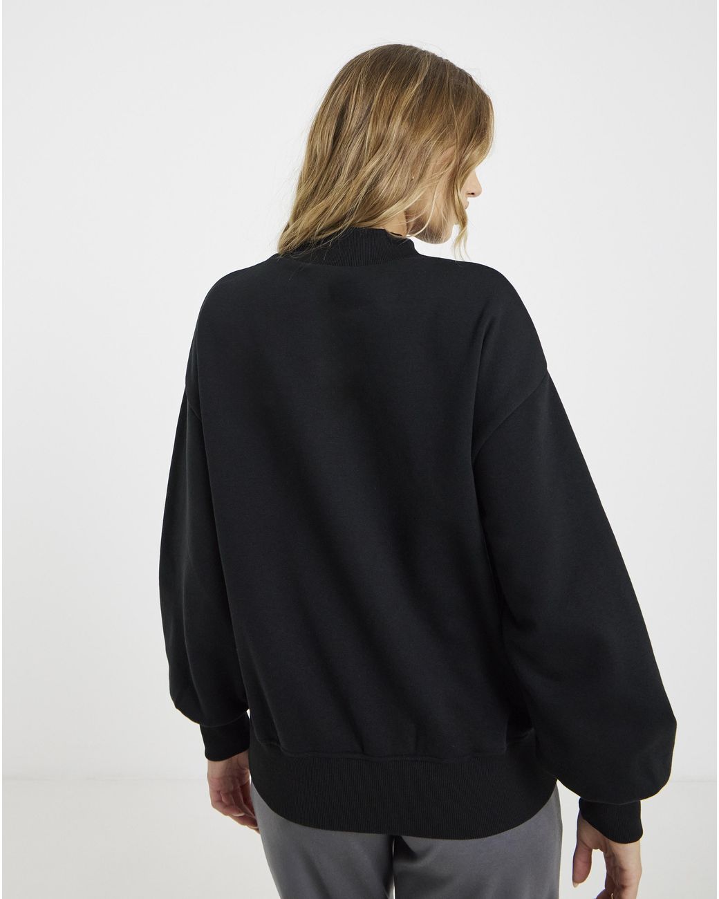 Simply Be Blue High Neck Sweatshirt