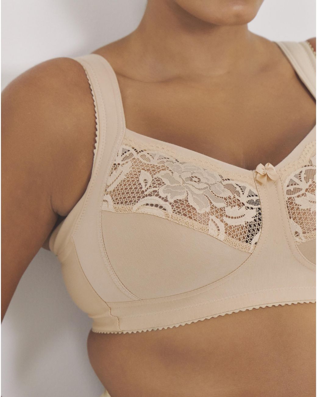 Miss Mary Of Sweden Natural Miss Mary Lovely Lace Support Bra Skin
