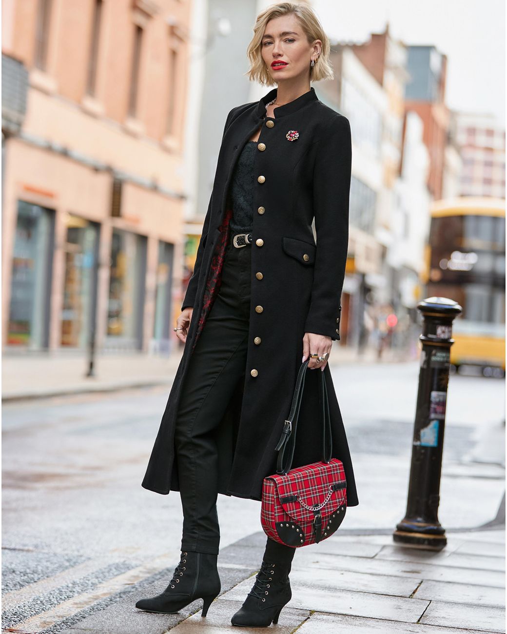 Joe Browns Black Ayda Long Coat