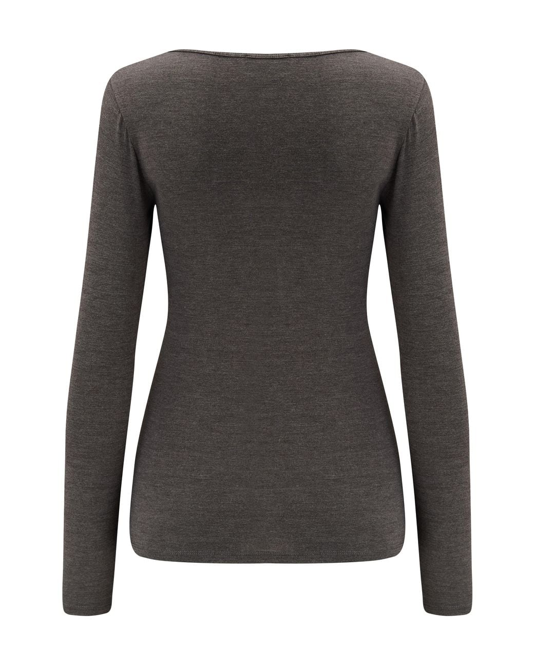 Pour Moi Gray Thermal Long Sleeve Top