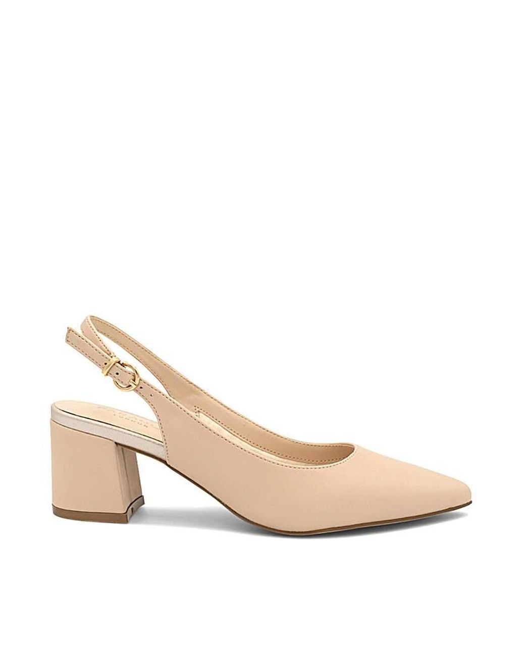 Paradox London Natural Isadora Heel Courts