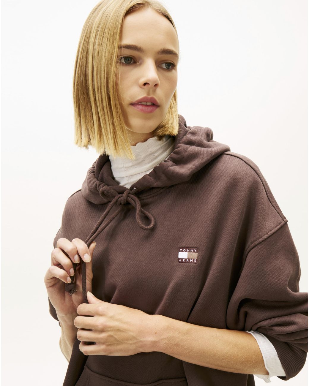 Tommy Hilfiger Brown Badge Hoodie