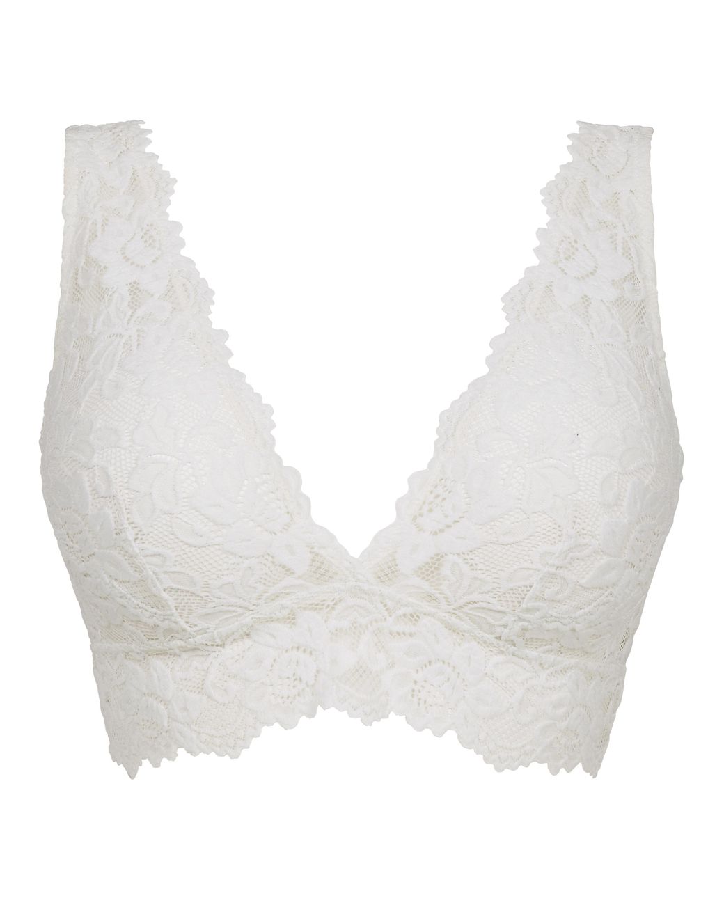Figleaves White Millie Lace Bralette