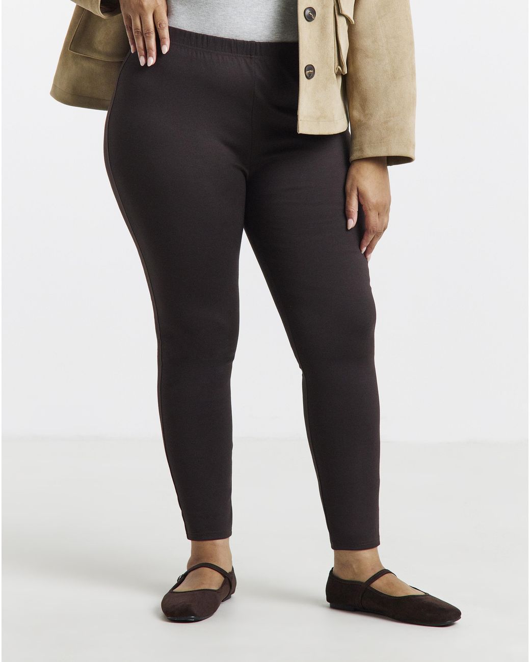 Simply Be Natural Ponte Leggings