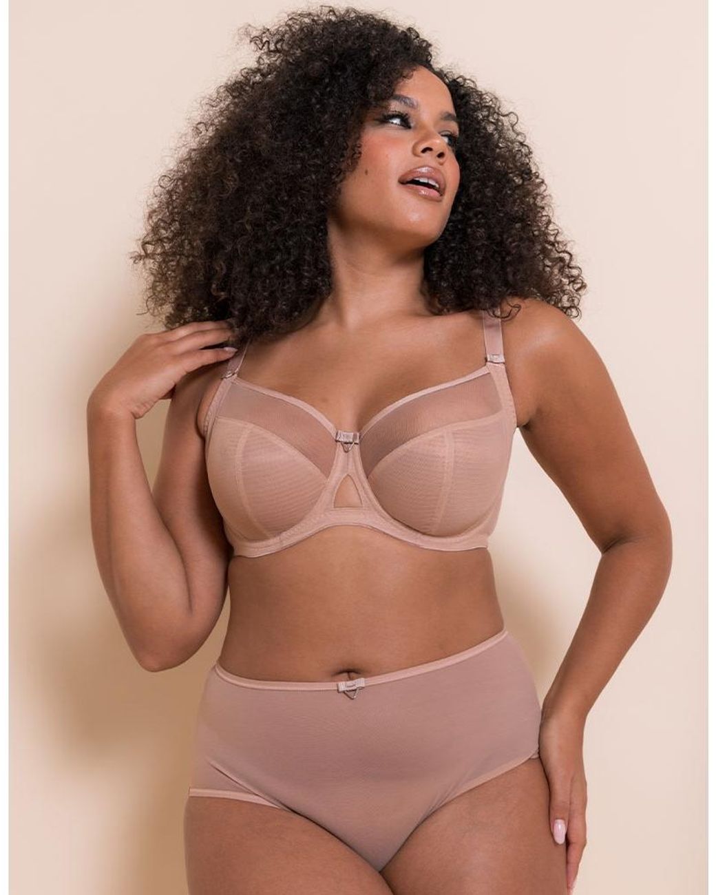 Curvy Kate Brown Victory Balcony Wired Bra