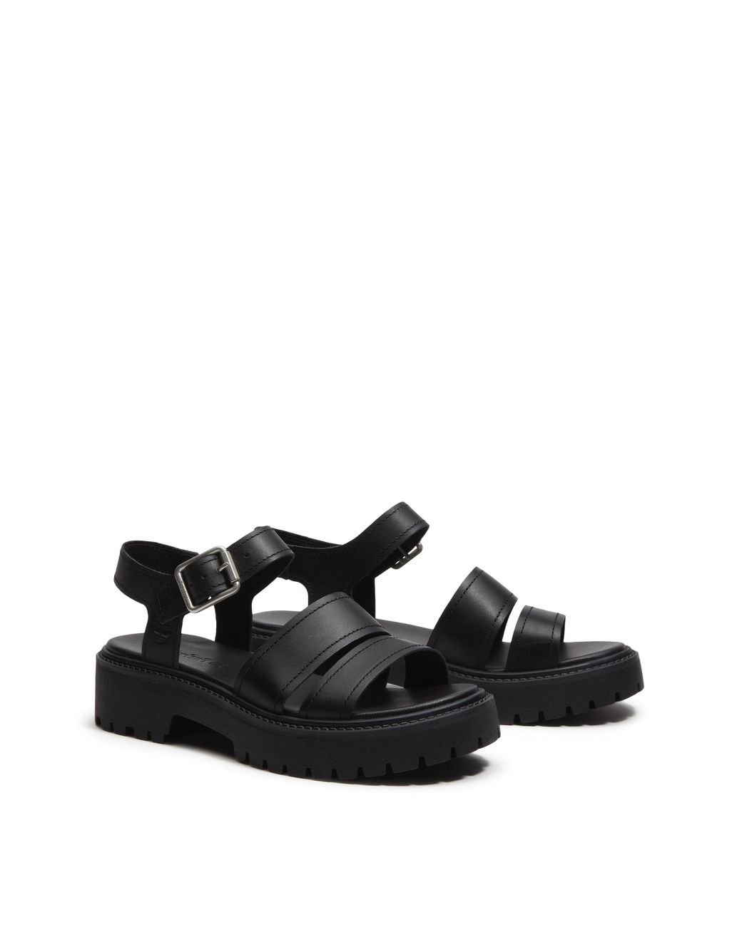 Timberland Black Stone Street Grain Sandals