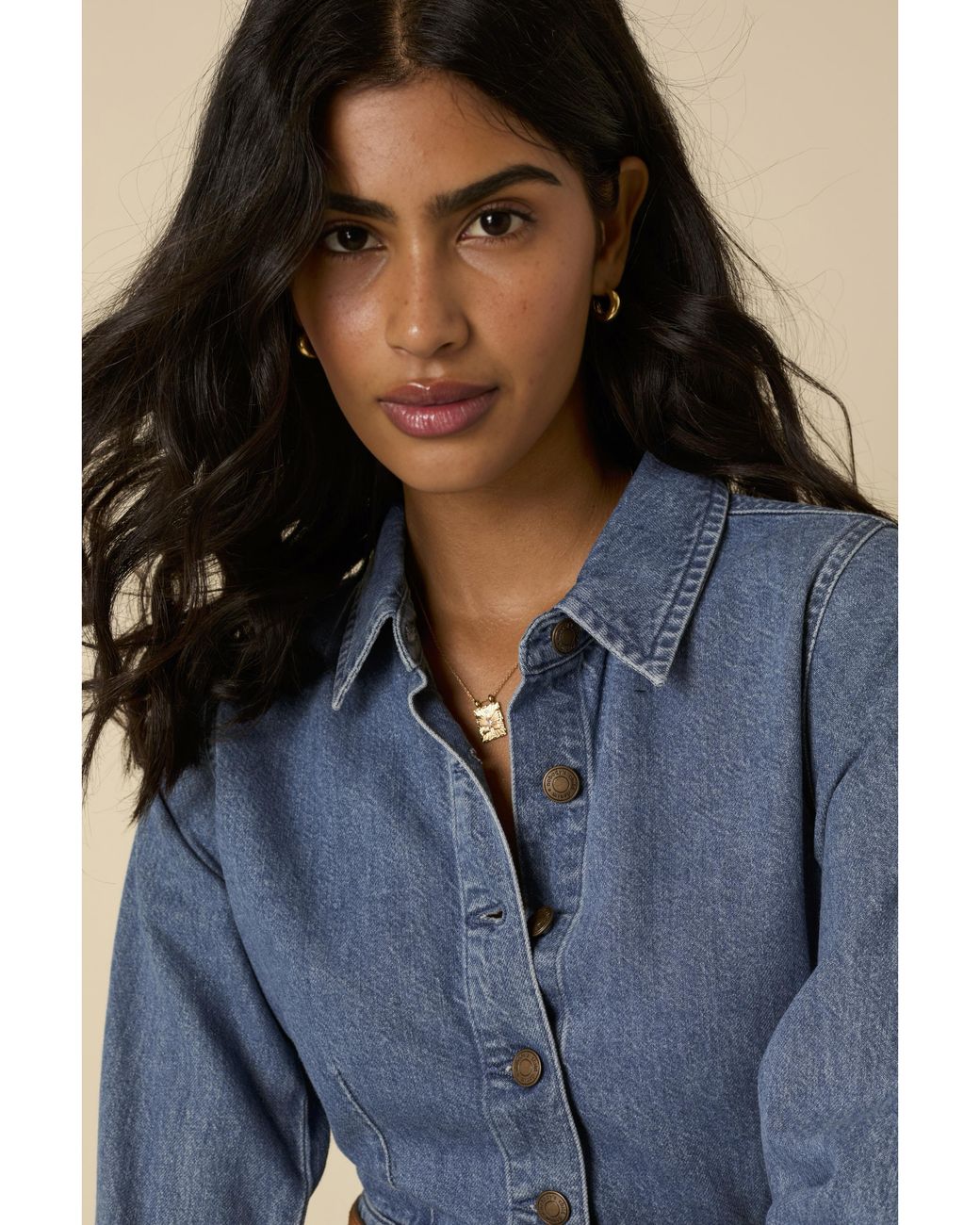 Nobody's Child Blue Lee Midi Dress