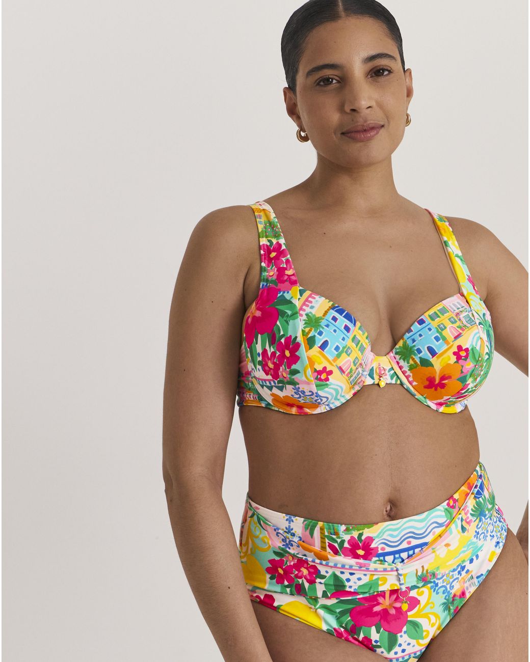 MAGISCULPT Blue High Waist Bikini Brief