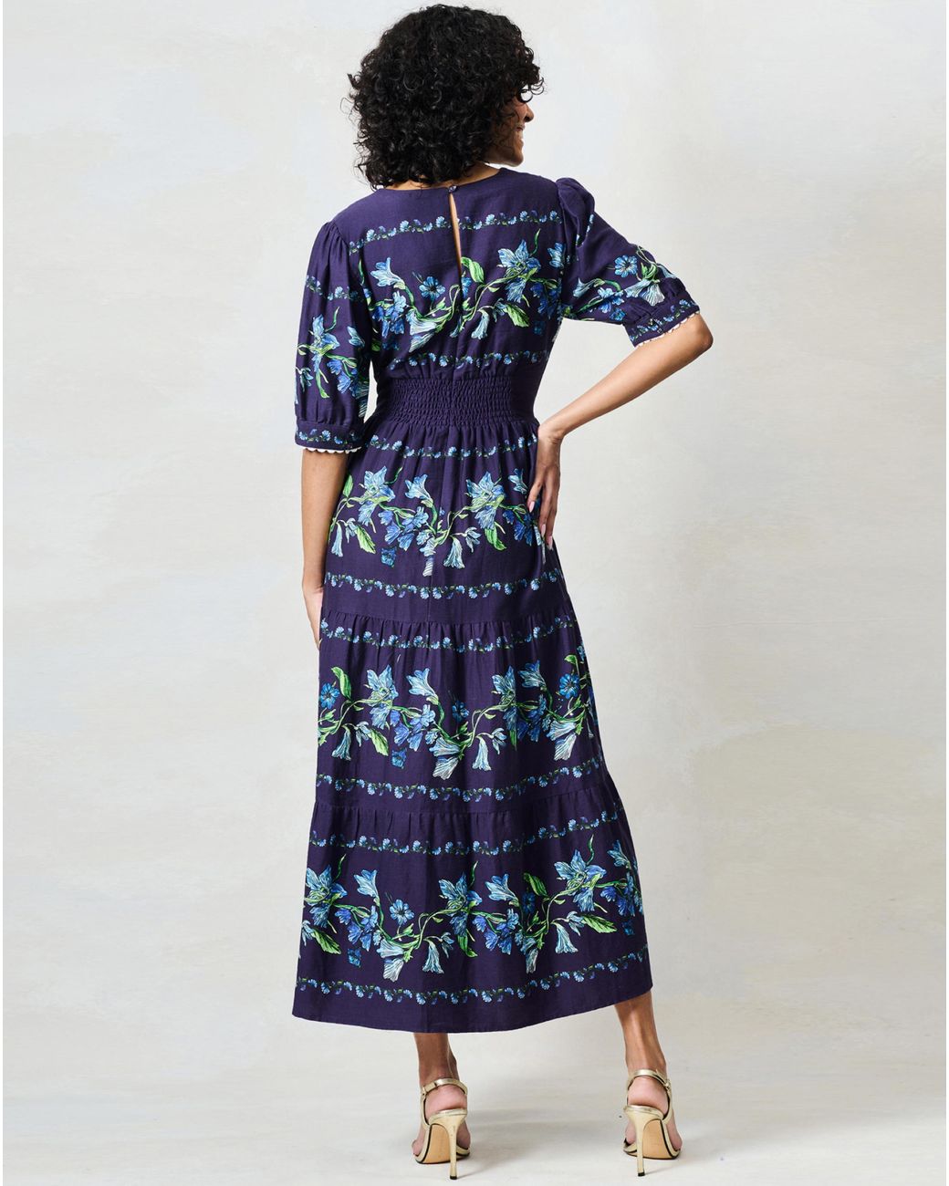 Hope & Ivy Blue The Ramona Dress