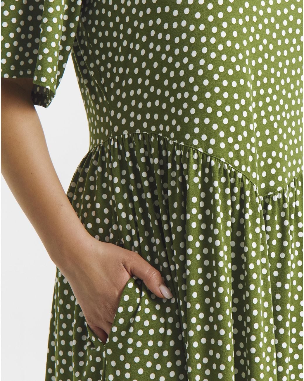 Simply Be Green Jersey Maxi Dress