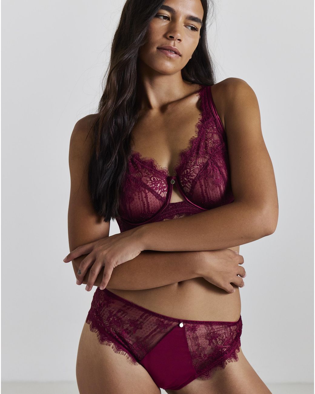 Pretty Secrets Red Full Brief Knickers