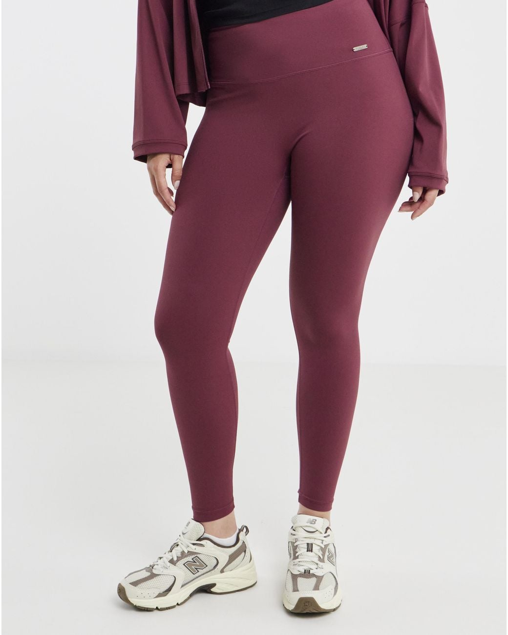 Sculpt Activewear Red Hybrid Leggings