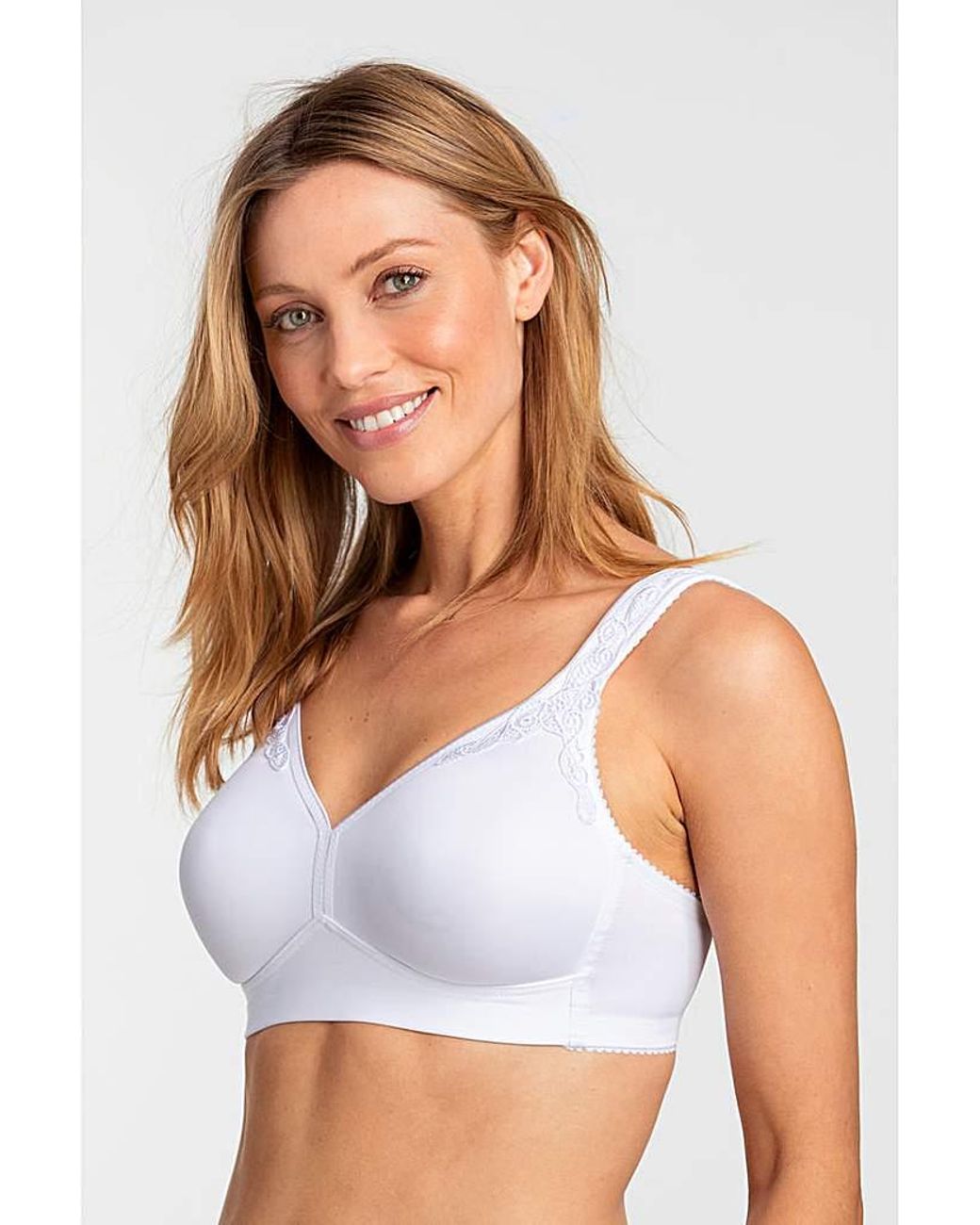 Miss Mary Of Sweden White Miss Mary Smoothly Non Wired Bra
