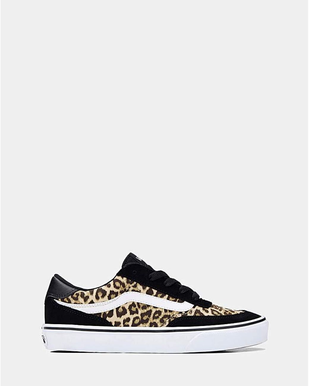 Vans White Brooklyn Leather & Suede Trainers