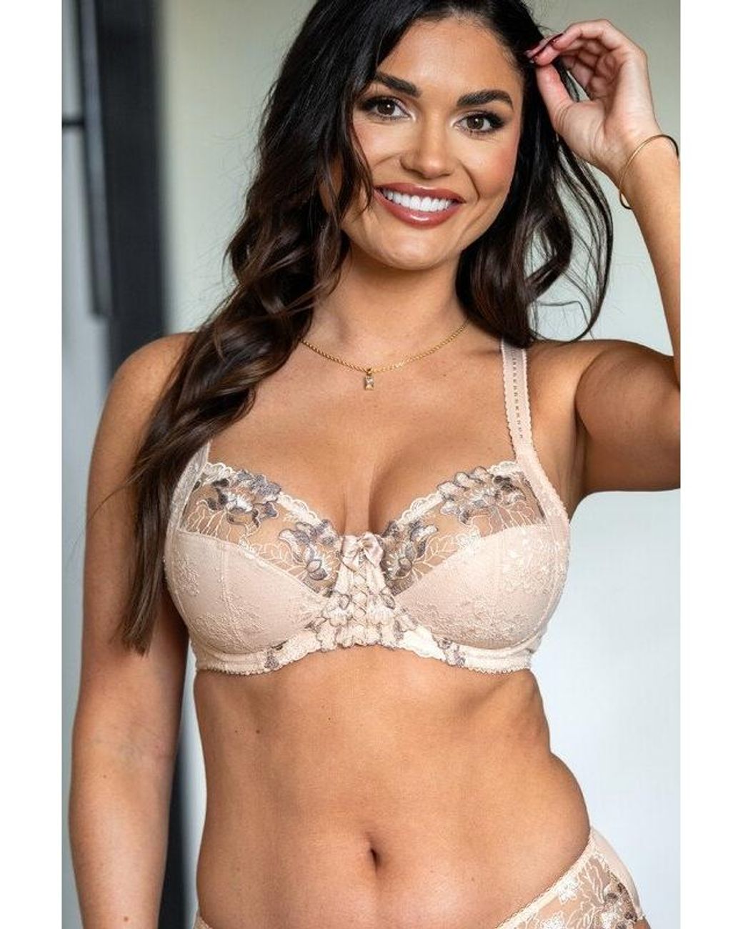 Pour Moi Brown Sofia Side Support Bra